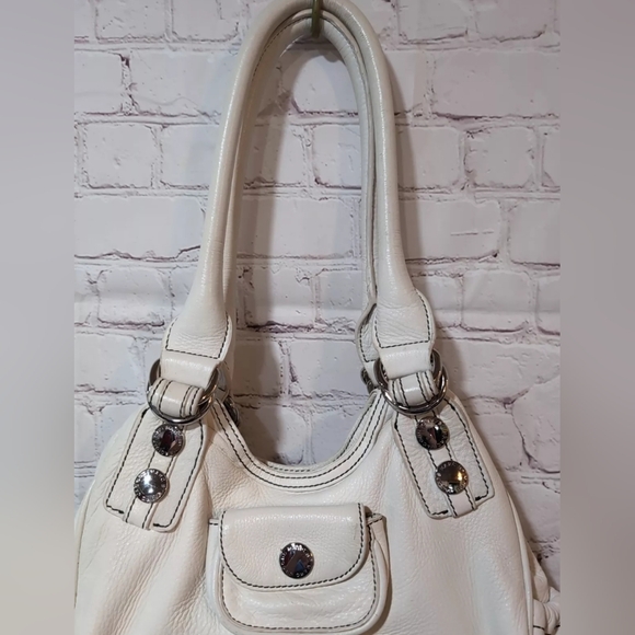 Marc by Marc Jacobs White Leather Soft Shot Large Hobo - Picture 3 of 15